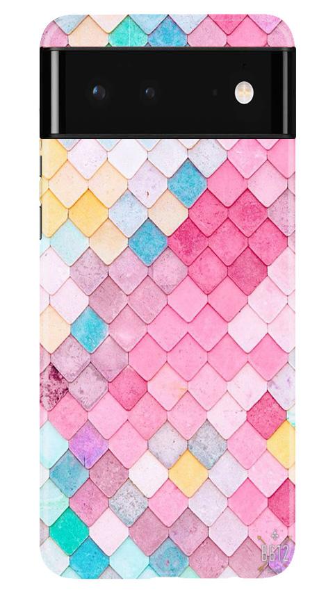 Pink Pattern Mobile Back Case for Google Pixel 6 (Design - 215) Pink Pattern Case for Google Pixel 6 (Design No. 215)