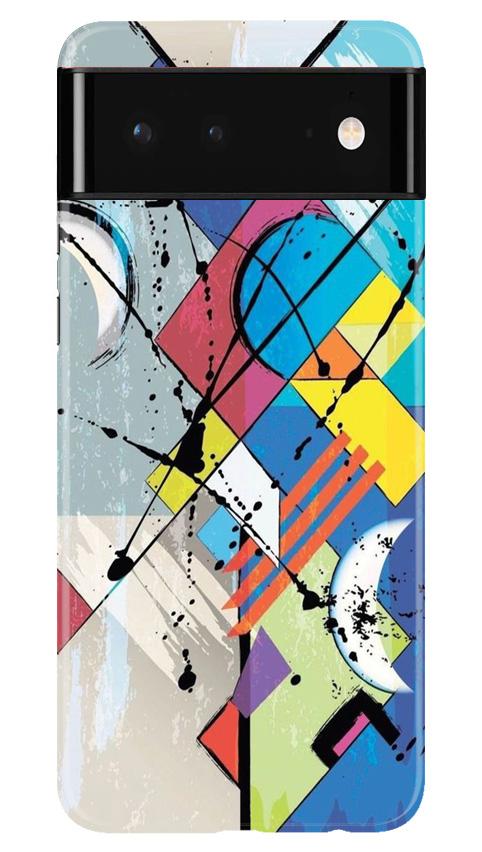 Modern Art Mobile Back Case for Google Pixel 6 (Design - 235) Modern Art Case for Google Pixel 6 (Design No. 235)