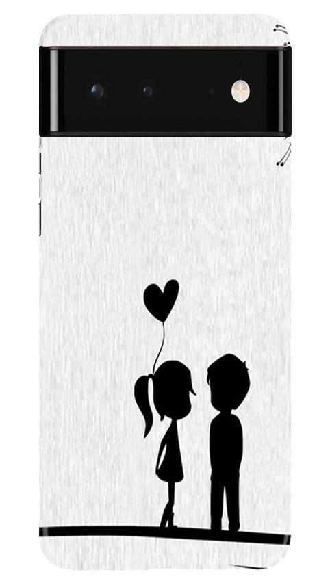 Cute Kid Couple Mobile Back Case for Google Pixel 6 Pro (Design - 283) Cute Kid Couple Case for Google Pixel 6 Pro (Design No. 283)