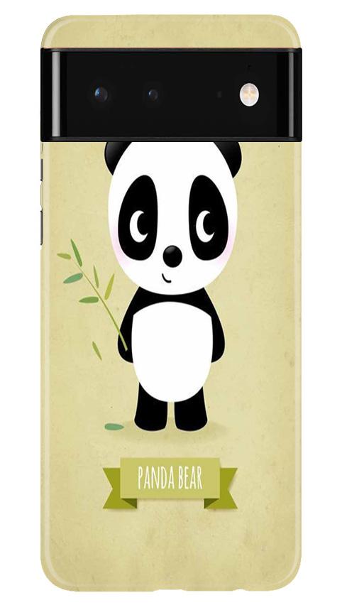Panda Bear Mobile Back Case for Google Pixel 6 (Design - 317) Panda Bear Mobile Back Case for Google Pixel 6 (Design - 317)