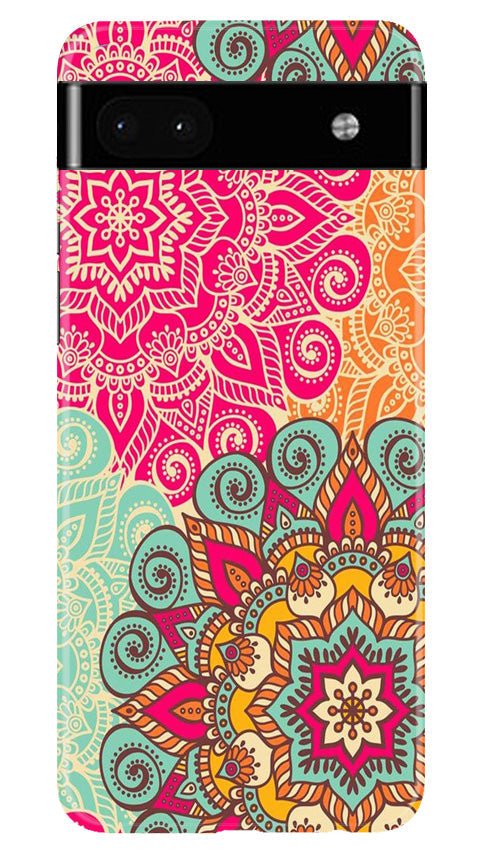 Rangoli art Mobile Back Case for Google Pixel 6a (Design - 6) Rangoli art Case for Google Pixel 6a