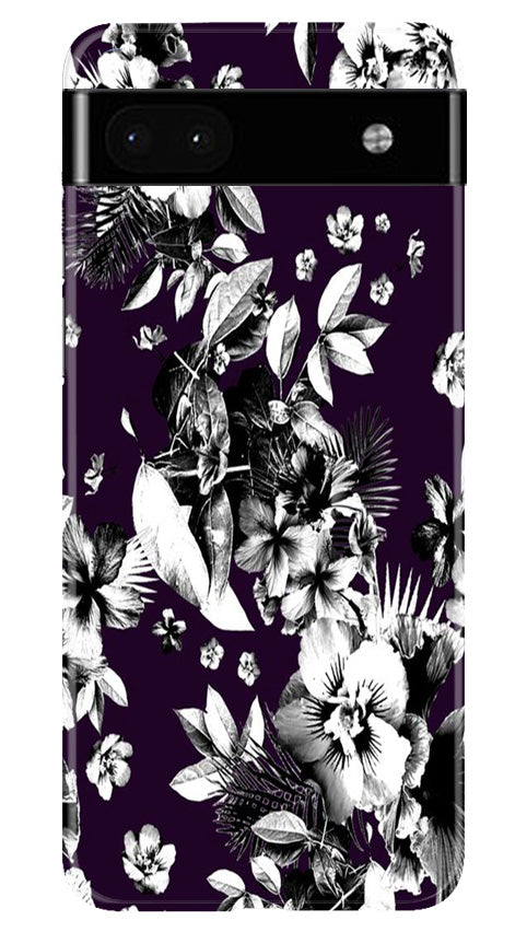 white flowers Mobile Back Case for Google Pixel 6a (Design - 7) white flowers Case for Google Pixel 6a