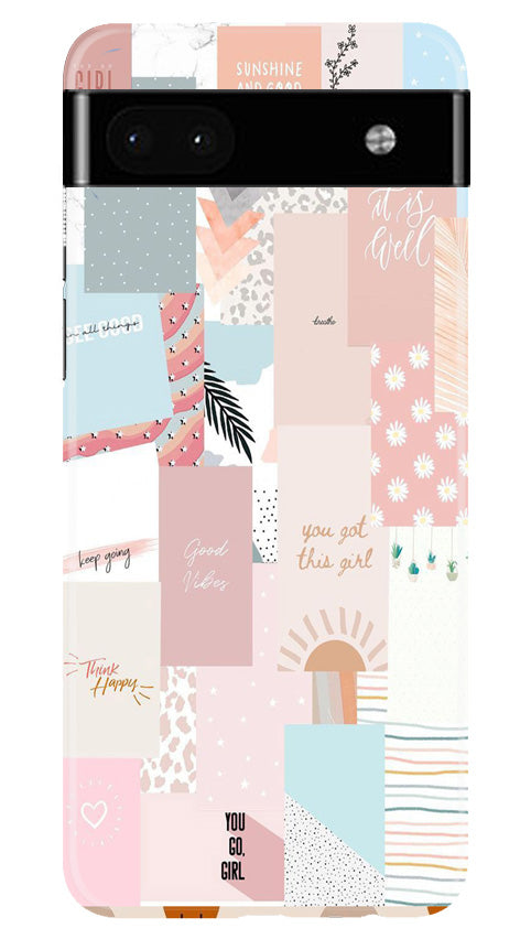 Shinny Blue Background Mobile Back Case for Google Pixel 6a (Design - 32) Shinny Blue Background Case for Google Pixel 6a