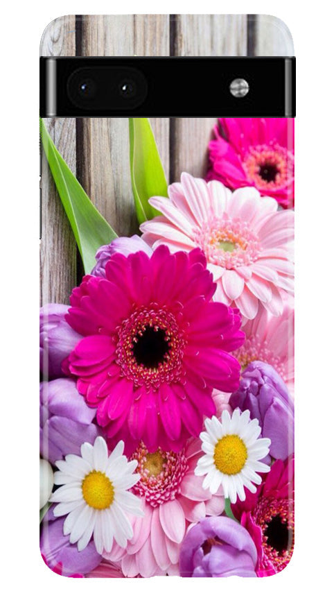 Coloful Daisy2 Mobile Back Case for Google Pixel 6a (Design - 76) Coloful Daisy2 Case for Google Pixel 6a