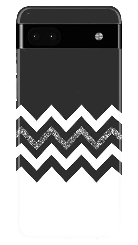 Black white Pattern2Mobile Back Case for Google Pixel 6a (Design - 83) Black white Pattern2Case for Google Pixel 6a