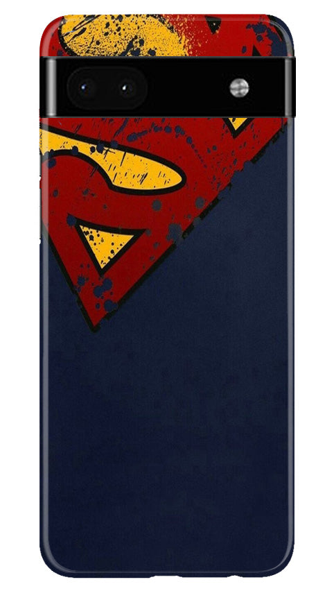 Superman Superhero Mobile Back Case for Google Pixel 6a (Design - 125) Superman Superhero Case for Google Pixel 6a (Design - 125)