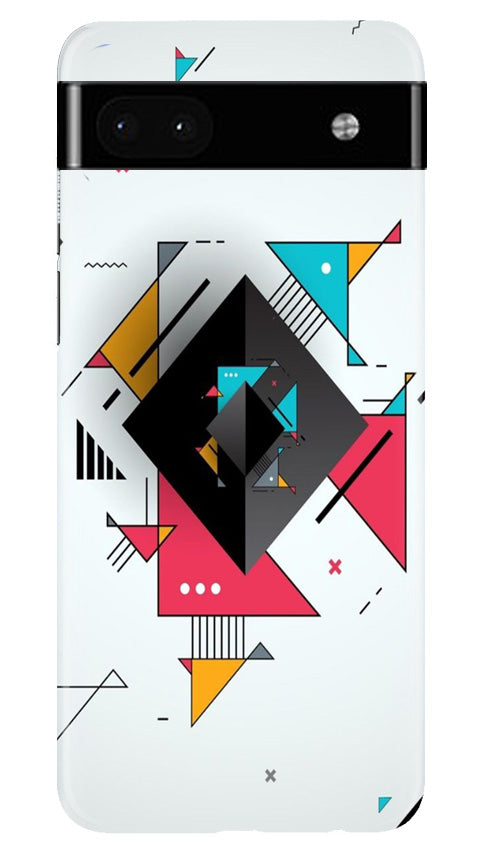 Diffrent Four Color Pattern Mobile Back Case for Google Pixel 6a (Design - 244) Diffrent Four Color Pattern Case for Google Pixel 6a (Design No. 244)
