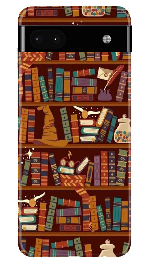Book Shelf Mobile Back Case for Google Pixel 6a (Design - 348) Book Shelf Mobile Back Case for Google Pixel 6a (Design - 348)