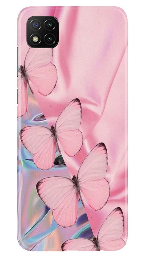 Butterflies Mobile Back Case for Poco C3 (Design - 26) Butterflies Case for Poco C3