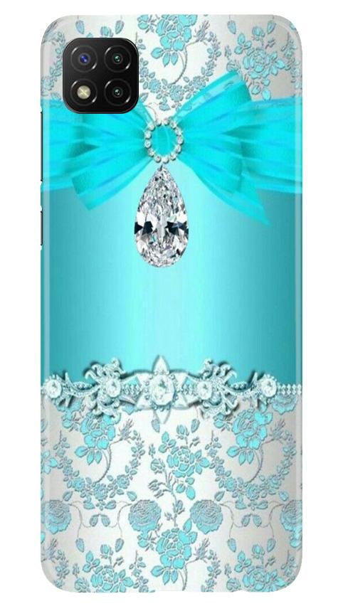 Shinny Blue Background Mobile Back Case for Poco C3 (Design - 32) Shinny Blue Background Case for Poco C3
