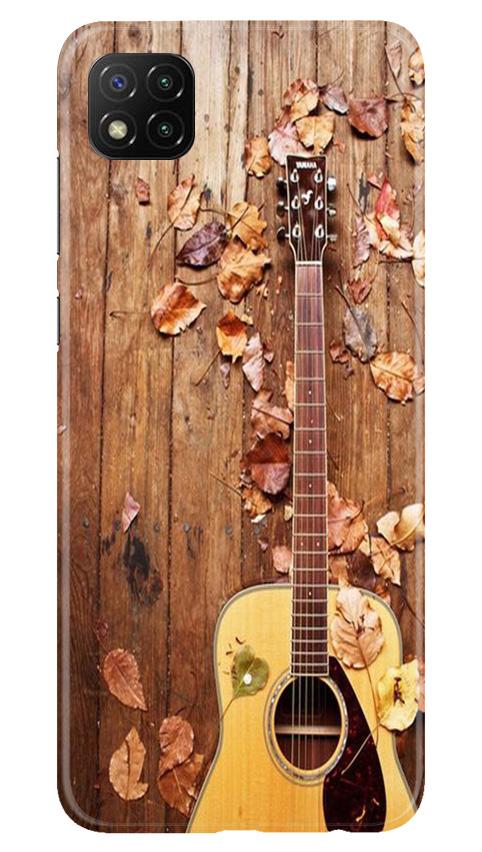 Guitar Mobile Back Case for Poco C3 (Design - 43) Guitar Case for Poco C3