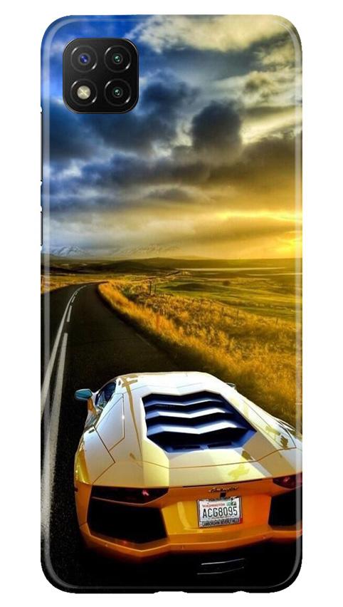 Car lovers Mobile Back Case for Poco C3 (Design - 46) Car lovers Case for Poco C3