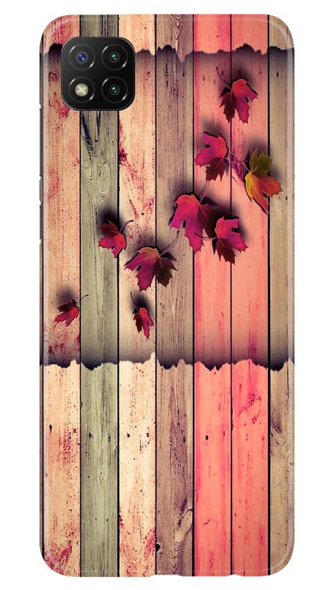 Wooden look2 Mobile Back Case for Poco C3 (Design - 56) Wooden look2 Case for Poco C3