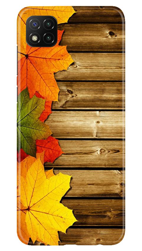 Wooden look3 Mobile Back Case for Poco C3 (Design - 61) Wooden look3 Case for Poco C3