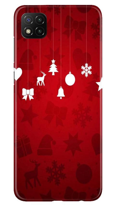 Christmas Mobile Back Case for Poco C3 (Design - 78) Christmas Case for Poco C3