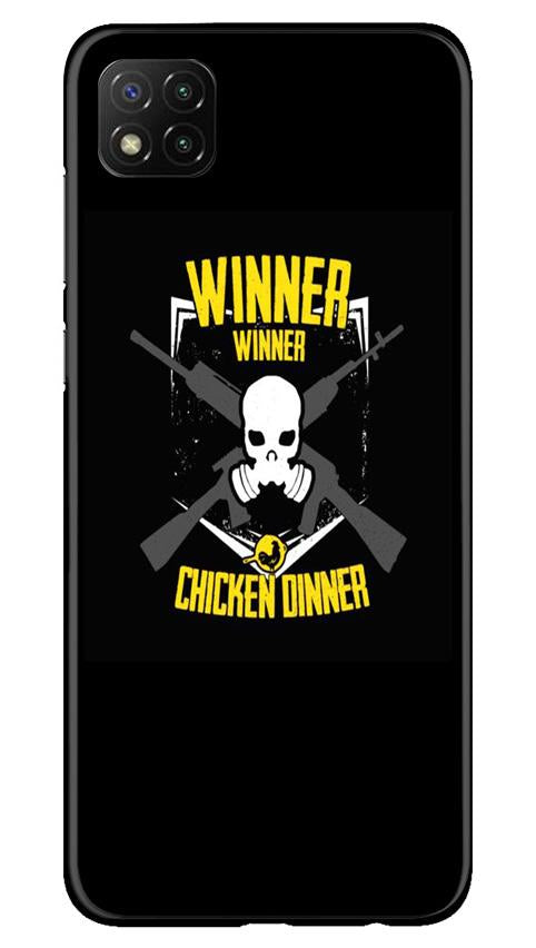 Winner Winner Chicken Dinner Mobile Back Case for Poco C3 (Design - 178) Winner Winner Chicken Dinner Case for Poco C3 (Design - 178)