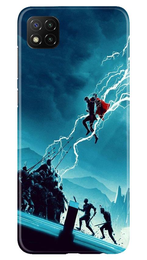 Thor Avengers Mobile Back Case for Poco C3 (Design - 243) Thor Avengers Case for Poco C3 (Design No. 243)