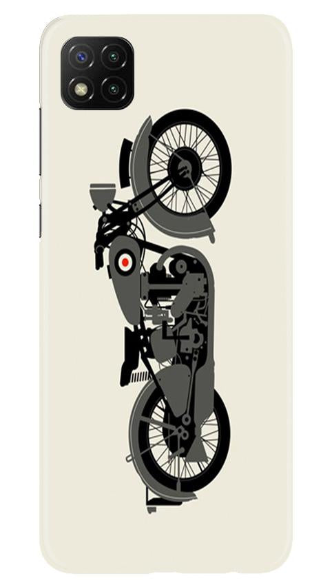 MotorCycle Mobile Back Case for Poco C3 (Design - 259) MotorCycle Case for Poco C3 (Design No. 259)