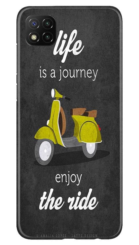 Life is a Journey Mobile Back Case for Poco C3 (Design - 261) Life is a Journey Case for Poco C3 (Design No. 261)
