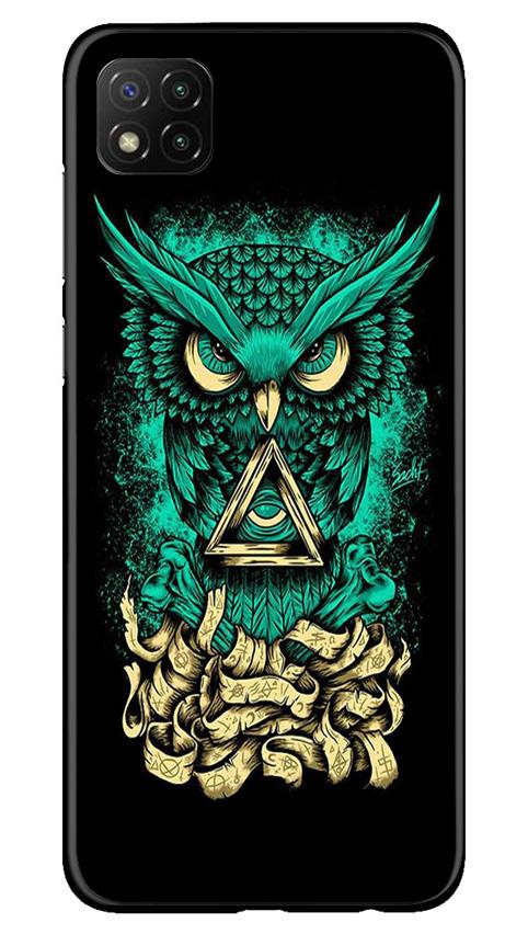 Owl Mobile Back Case for Poco C3 (Design - 358) Owl Mobile Back Case for Poco C3 (Design - 358)
