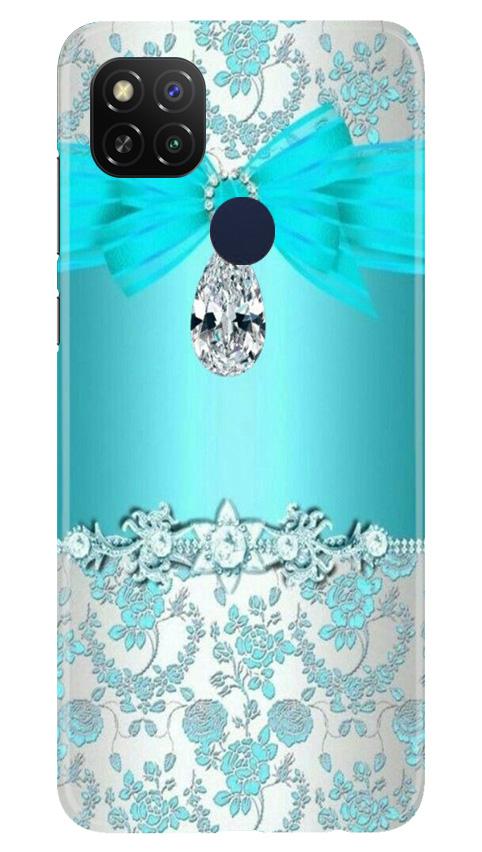 Shinny Blue Background Mobile Back Case for Poco C31 (Design - 32) Shinny Blue Background Case for Poco C31