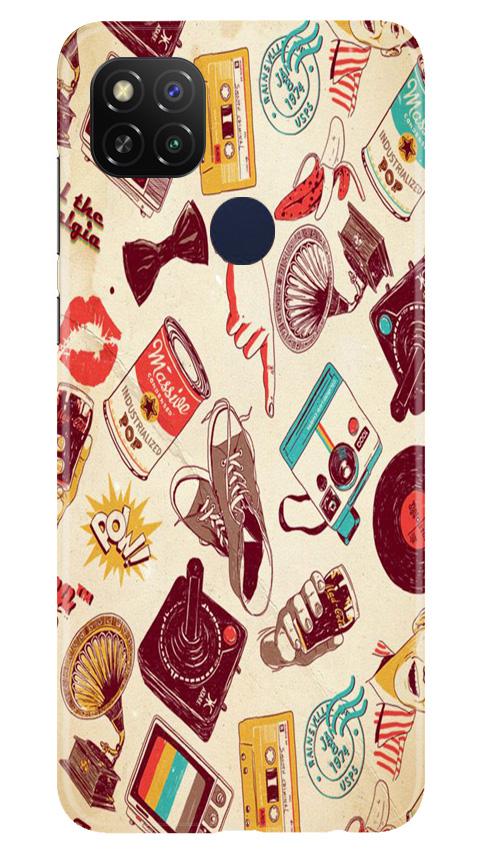 Vintage Mobile Back Case for Poco C31 (Design - 35) Vintage Case for Poco C31