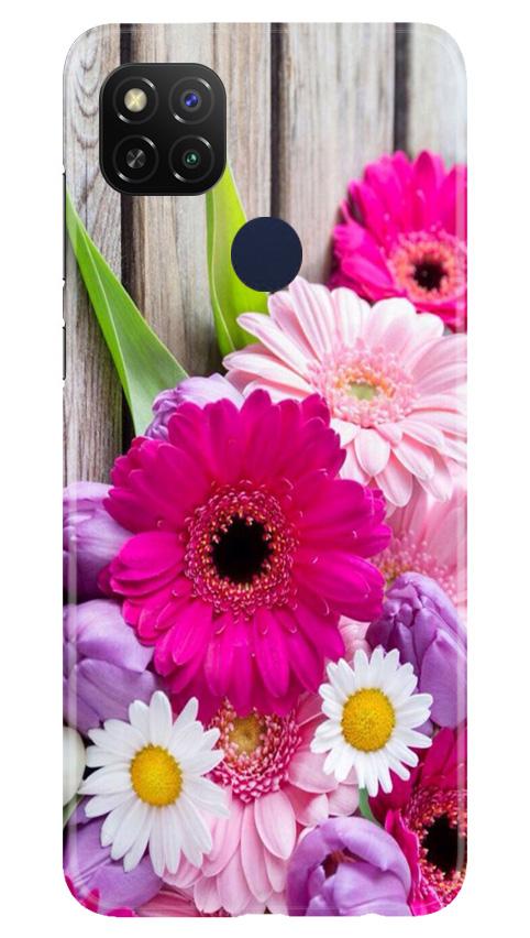 Coloful Daisy2 Mobile Back Case for Poco C31 (Design - 76) Coloful Daisy2 Case for Poco C31
