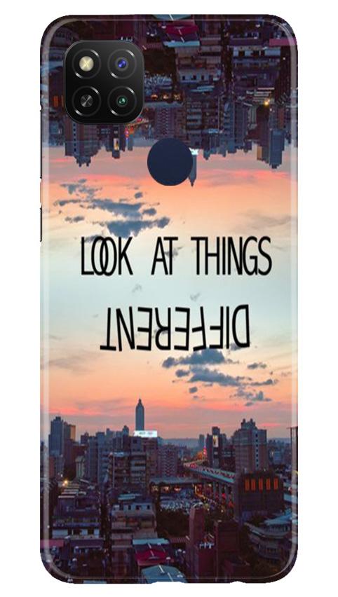 Look at things different Mobile Back Case for Poco C31 (Design - 99) Look at things different Case for Poco C31