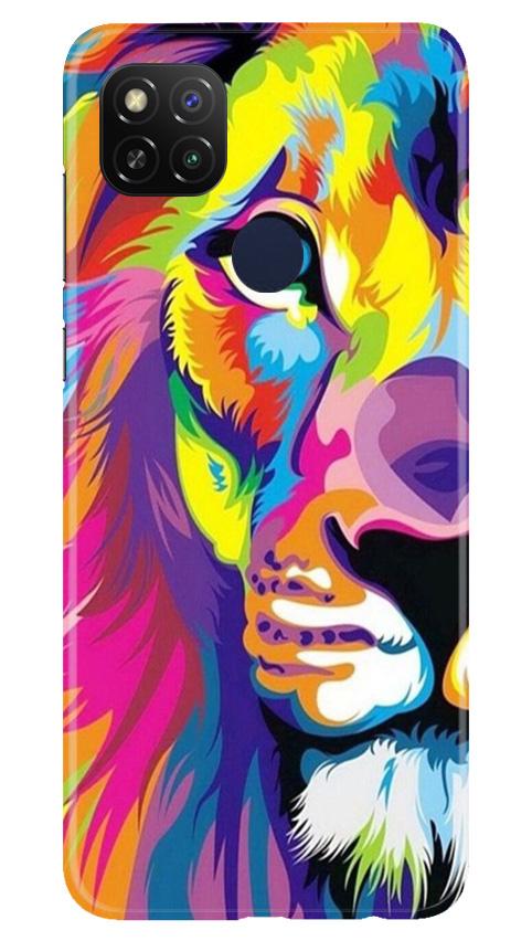 Colorful Lion Mobile Back Case for Poco C31 (Design - 110) Colorful Lion Case for Poco C31 (Design - 110)