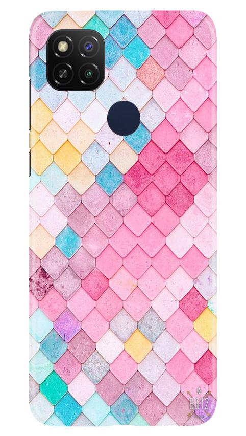 Pink Pattern Mobile Back Case for Poco C31 (Design - 215) Pink Pattern Case for Poco C31 (Design No. 215)