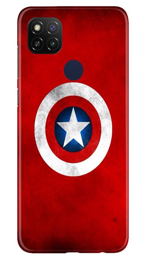 Captain America Mobile Back Case for Poco C31 (Design - 249) Captain America Case for Poco C31 (Design No. 249)