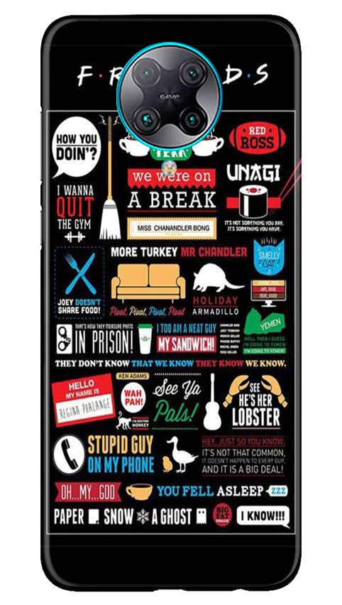 Friends Mobile Back Case for Poco F2 Pro (Design - 145) Friends Case for Poco F2 Pro (Design - 145)