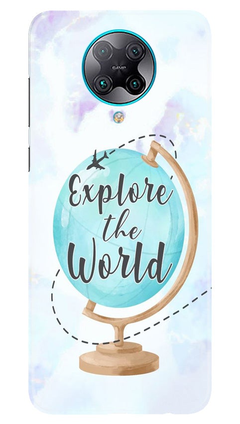 Explore the World Mobile Back Case for Poco F2 Pro (Design - 207) Explore the World Case for Poco F2 Pro (Design No. 207)