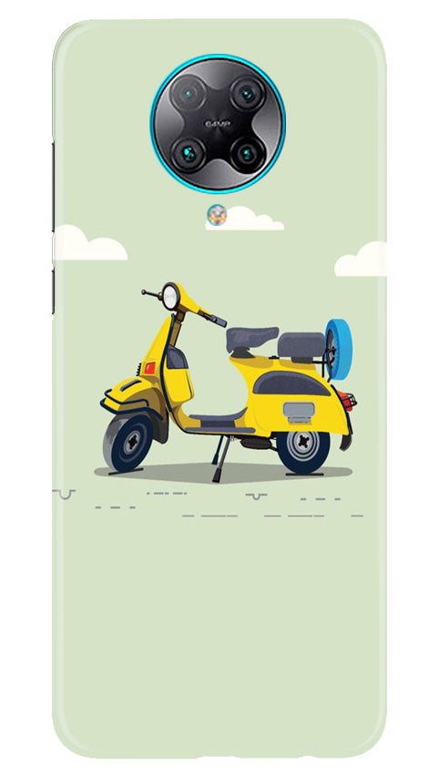 Vintage Scooter Mobile Back Case for Poco F2 Pro (Design - 260) Vintage Scooter Case for Poco F2 Pro (Design No. 260)