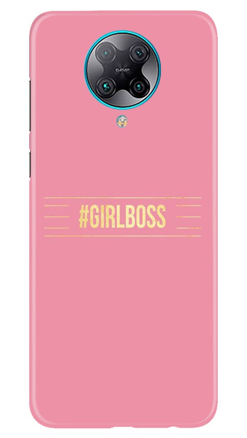 Girl Boss Pink Mobile Back Case for Poco F2 Pro (Design - 263) Girl Boss Pink Case for Poco F2 Pro (Design No. 263)