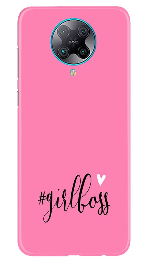 Girl Boss Pink Mobile Back Case for Poco F2 Pro (Design - 269) Girl Boss Pink Case for Poco F2 Pro (Design No. 269)