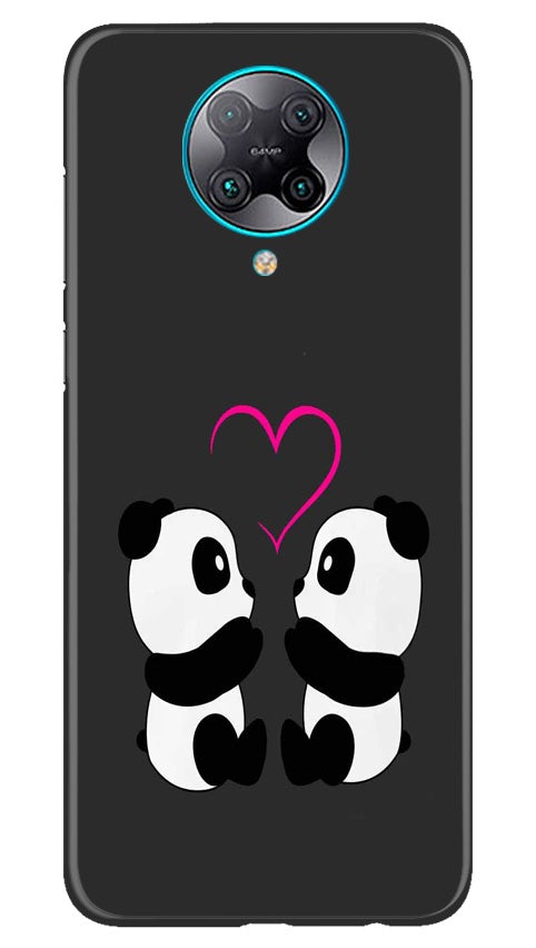 Panda Love Mobile Back Case for Poco F2 Pro (Design - 398) Panda Love Mobile Back Case for Poco F2 Pro (Design - 398)