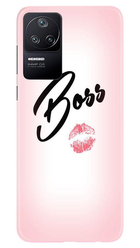 Boss Mobile Back Case for Poco F4 (Design - 59) Boss Case for Poco F4