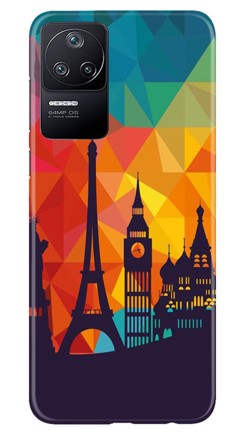 Eiffel Tower2 Mobile Back Case for Poco F4 (Design - 91) Eiffel Tower2 Case for Poco F4