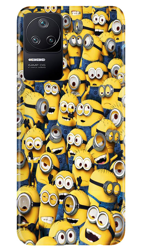 Minions Mobile Back Case for Poco F4 (Design - 126) Minions Case for Poco F4 (Design - 126)