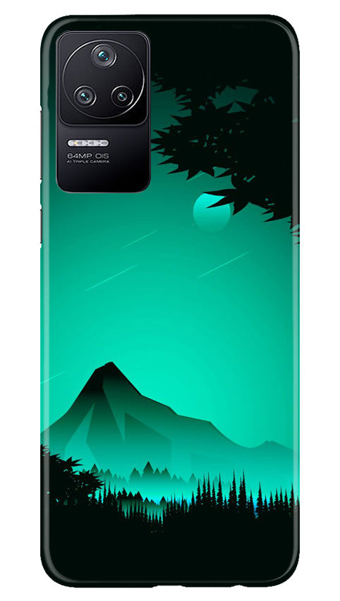 Moon Mountain Mobile Back Case for Poco F4 (Design - 173) Moon Mountain Case for Poco F4 (Design - 173)