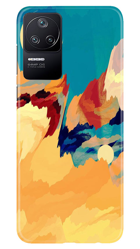 Modern Art Mobile Back Case for Poco F4 (Design - 204) Modern Art Case for Poco F4 (Design No. 204)