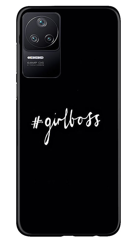 Like a Girl Boss Mobile Back Case for Poco F4 (Design - 234) Like a Girl Boss Case for Poco F4 (Design No. 234)