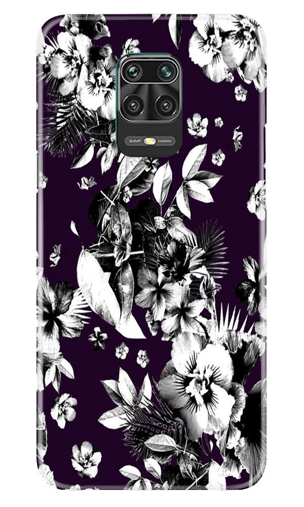 white flowers Mobile Back Case for Poco M2 Pro (Design - 7) white flowers Case for Poco M2 Pro