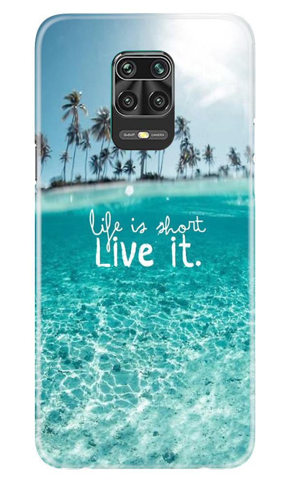 Life is short live it Mobile Back Case for Poco M2 Pro (Design - 45) Life is short live it Case for Poco M2 Pro