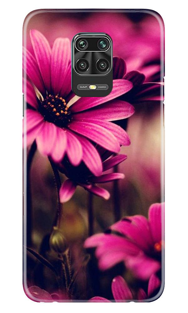 Purple Daisy Mobile Back Case for Poco M2 Pro (Design - 65) Purple Daisy Case for Poco M2 Pro