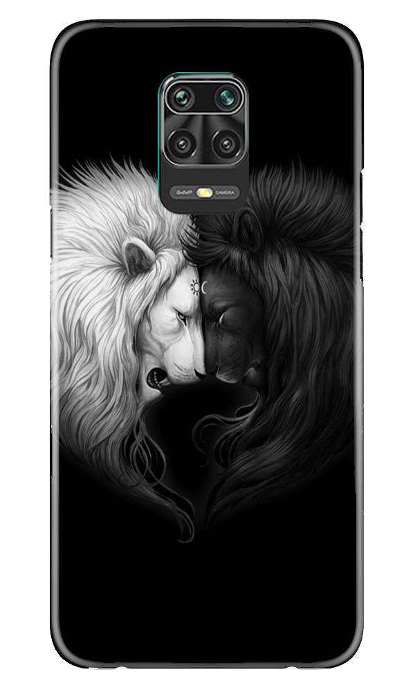 Dark White Lion Mobile Back Case for Poco M2 Pro (Design - 140) Dark White Lion Case for Poco M2 Pro (Design - 140)