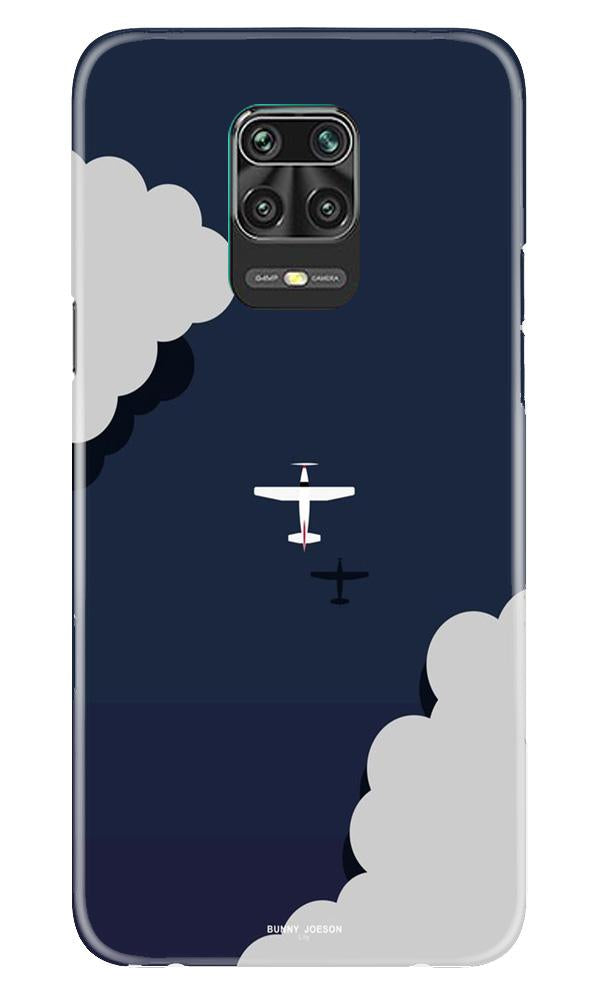 Clouds Plane Mobile Back Case for Poco M2 Pro (Design - 196) Clouds Plane Case for Poco M2 Pro (Design - 196)