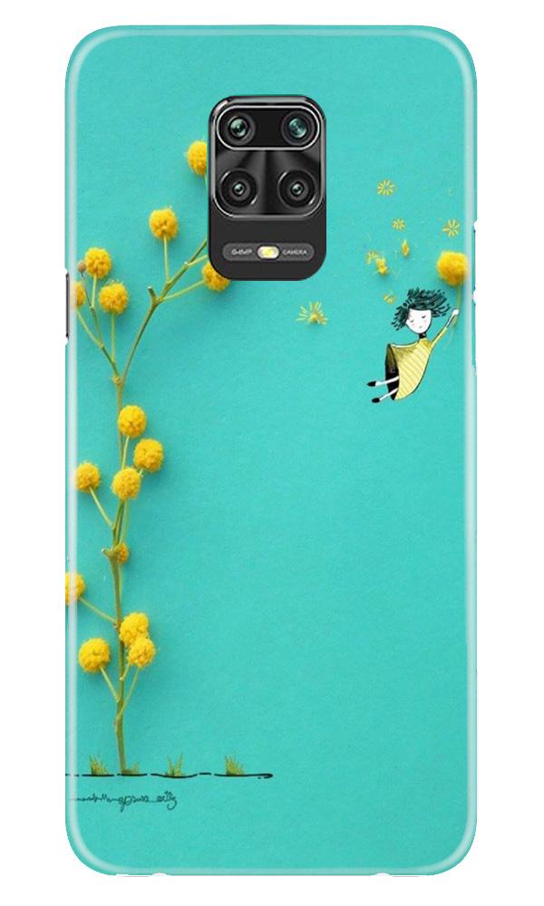 M2 Pro Cover For Poco M2 Mobile Pouch Flowers Girl Mobile Back