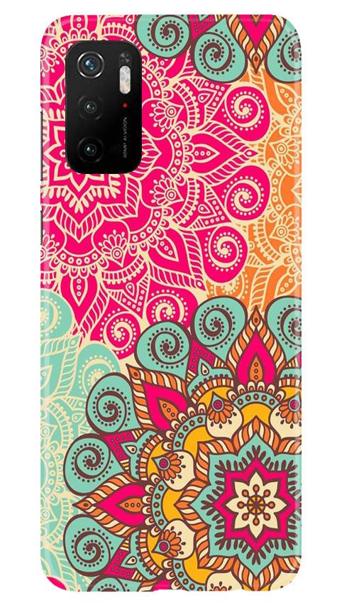 Rangoli art Mobile Back Case for Poco M3 Pro (Design - 6) Rangoli art Case for Poco M3 Pro